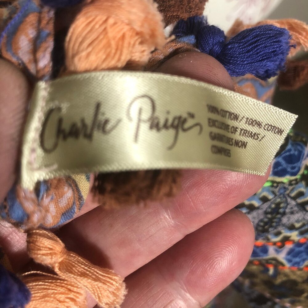 Free spirited Earthy , Organic, Bohemian relaxed scarf - Picture 7 of 8